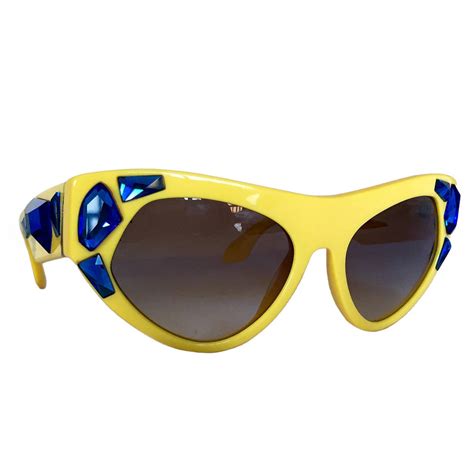 prada sunglasses yellow